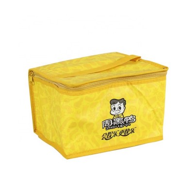 Laminated non woven cans thermal frozen food handled lunch insulated cooler bag