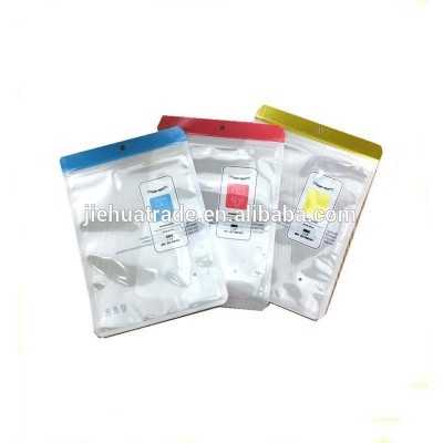 Clear Soft Plastic Underwear Bra Packaging Bags With Zipper Closure