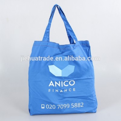 100% promotional cotton tote shopping bag with print