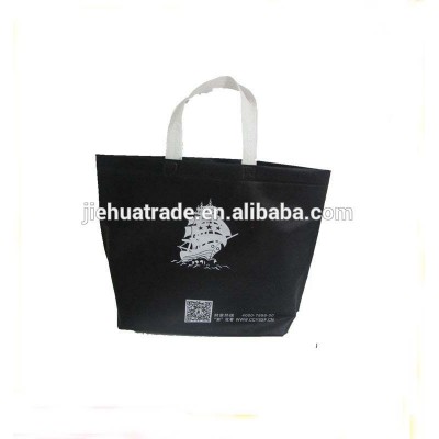 2017 Waimaotong Supplier Hot Non Woven Black Color Boat Shopping Tote Bag